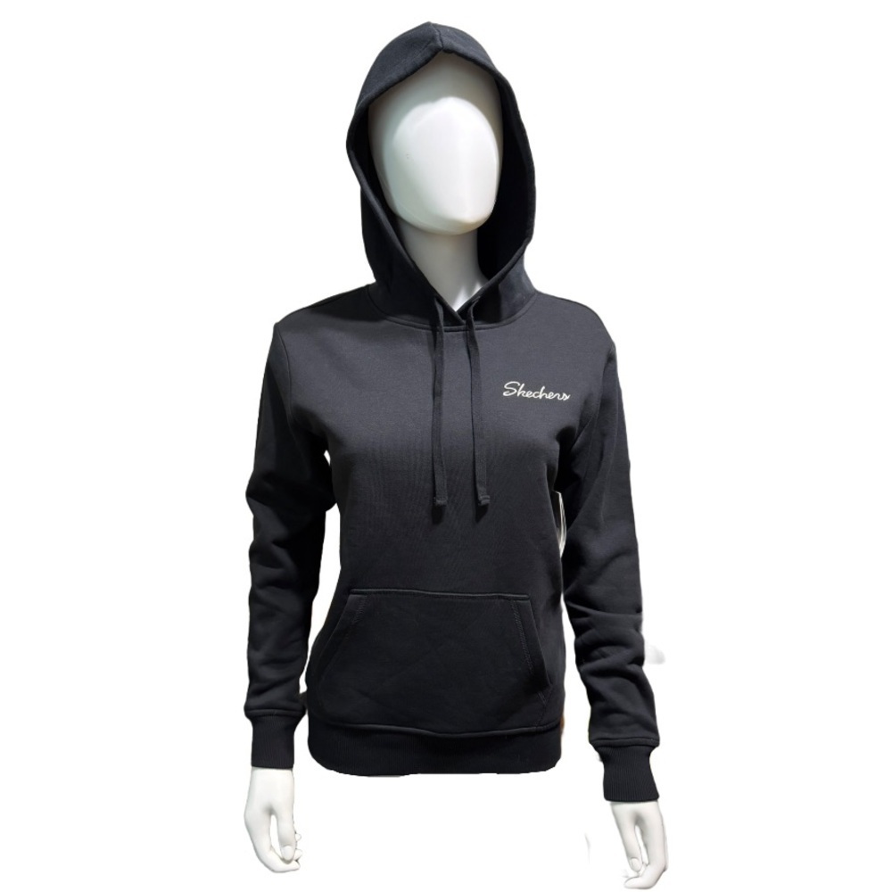 Skechers Women's Signature Pullover Hoodie Hooded Sweatshirt NWT White - Picture 4 of 9